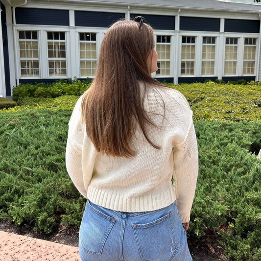87 Cable Knit Sweater back