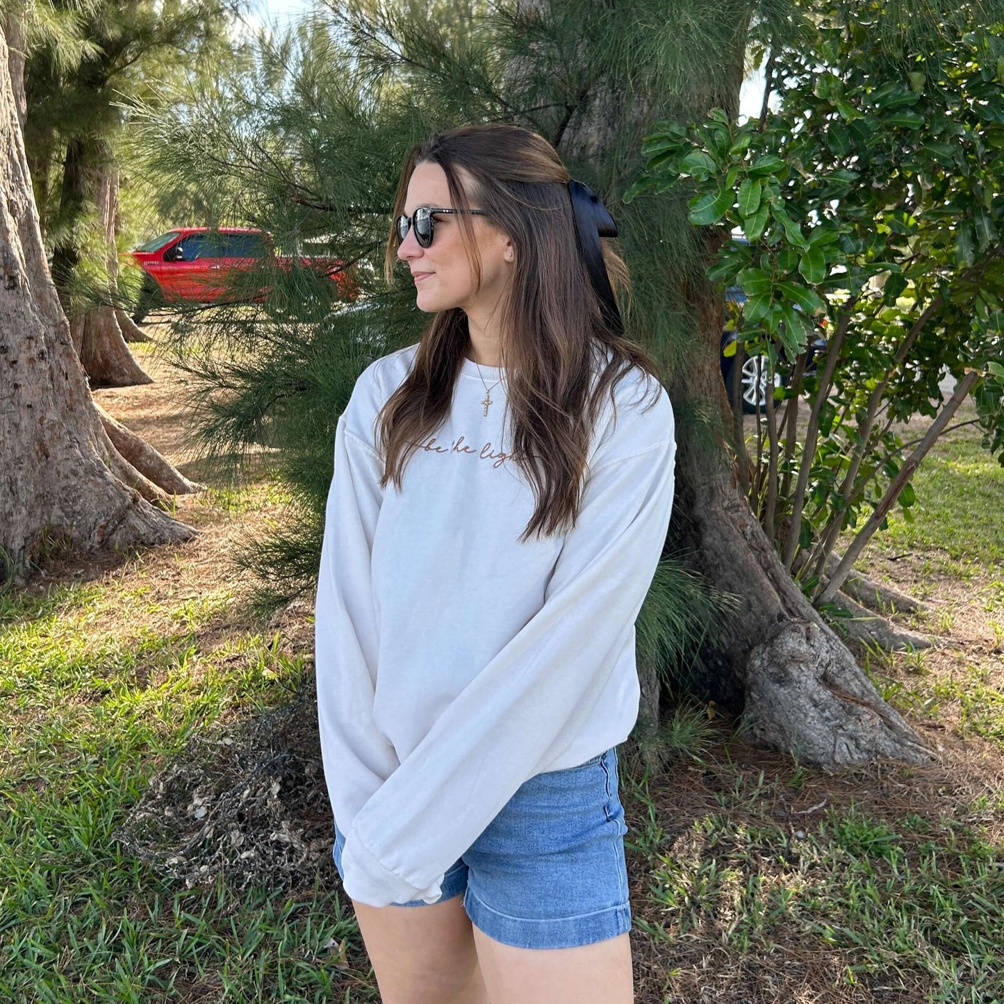 Be the light sweatshirt full view