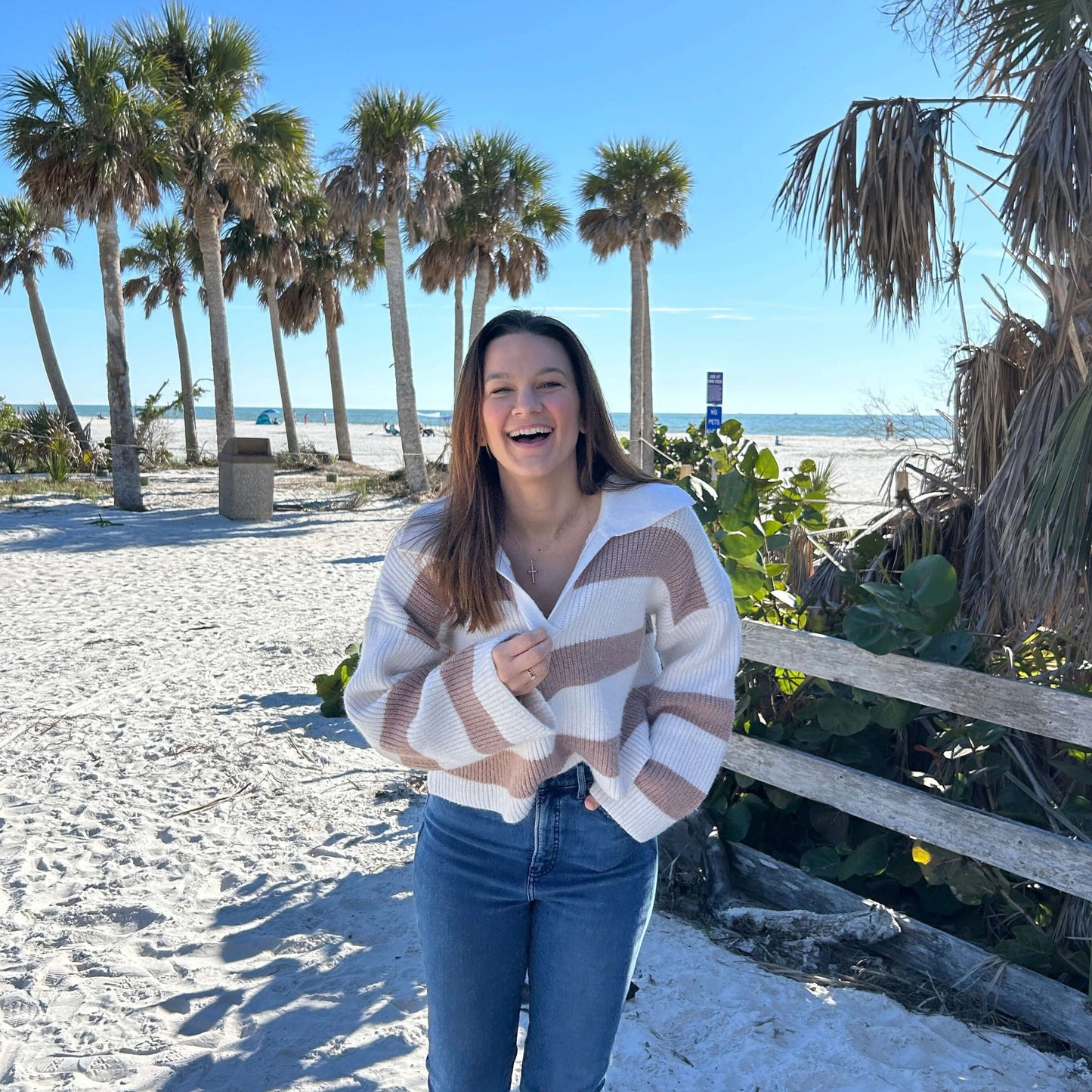 Conrad cropped sweater front