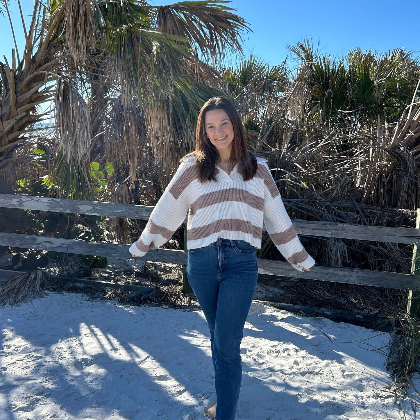 Conrad cropped sweater sleeves