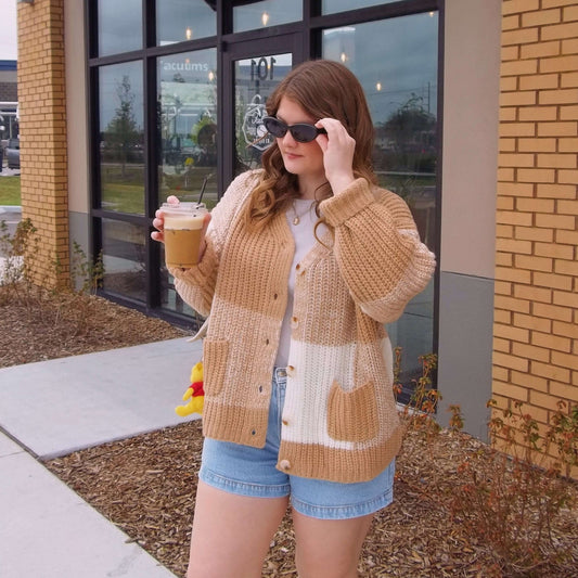 Cozy Checkered Cardigan outfit