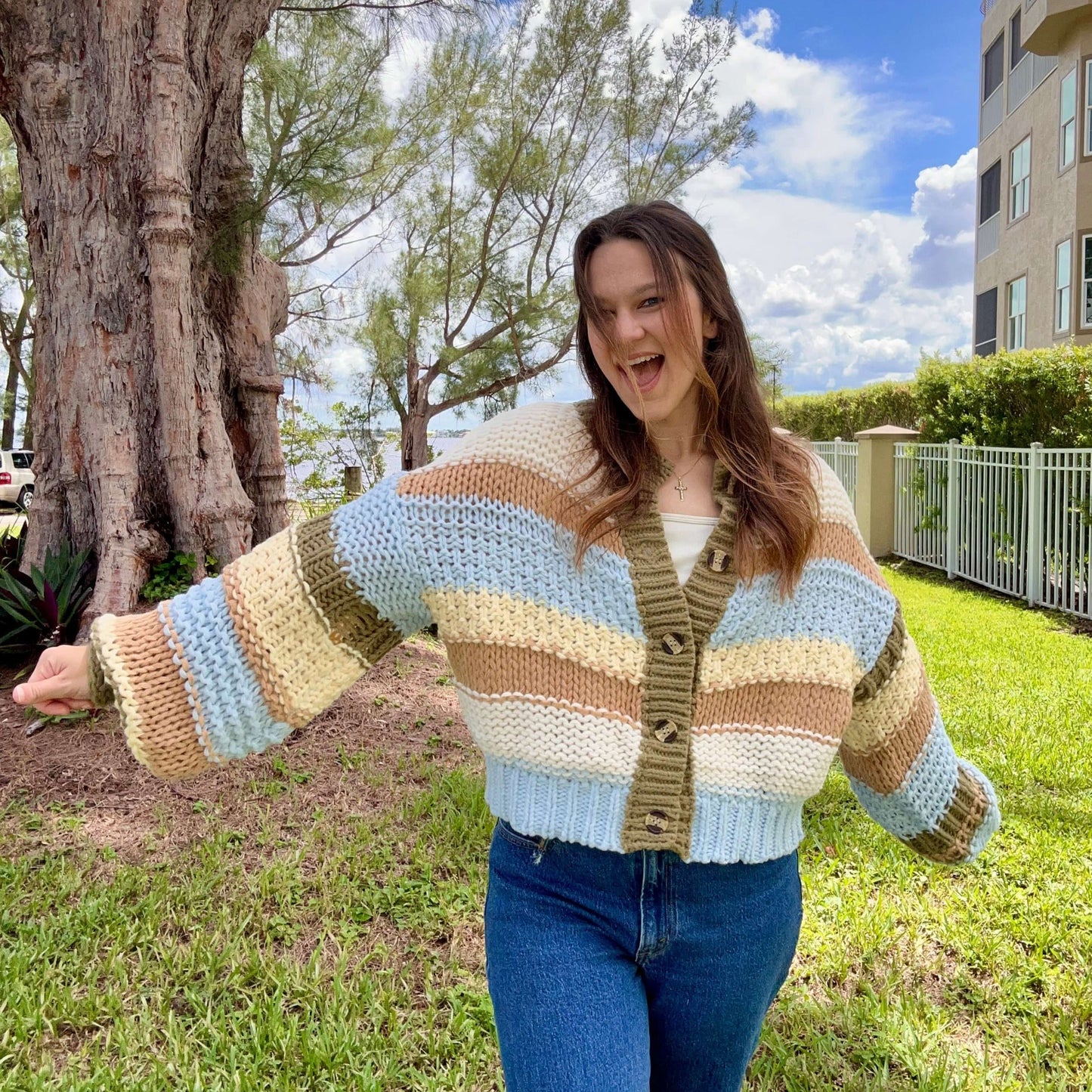 Cozy knit cardigan