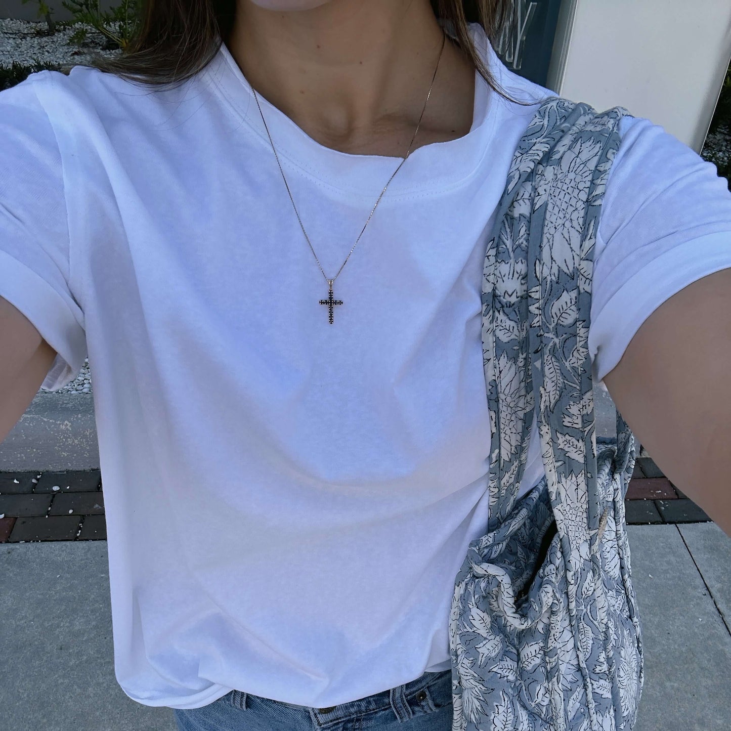 White Basic Tee