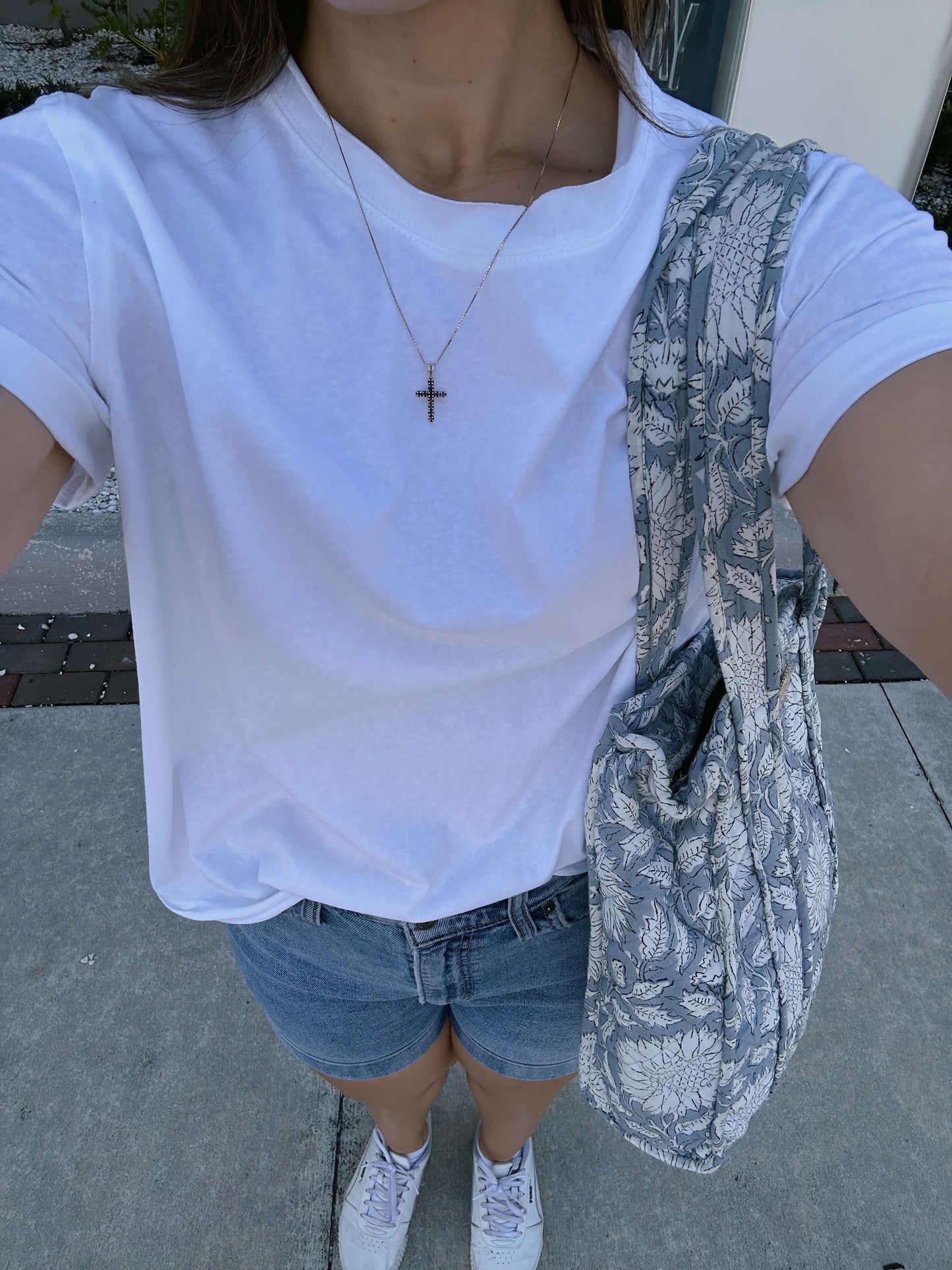 White Basic Tee
