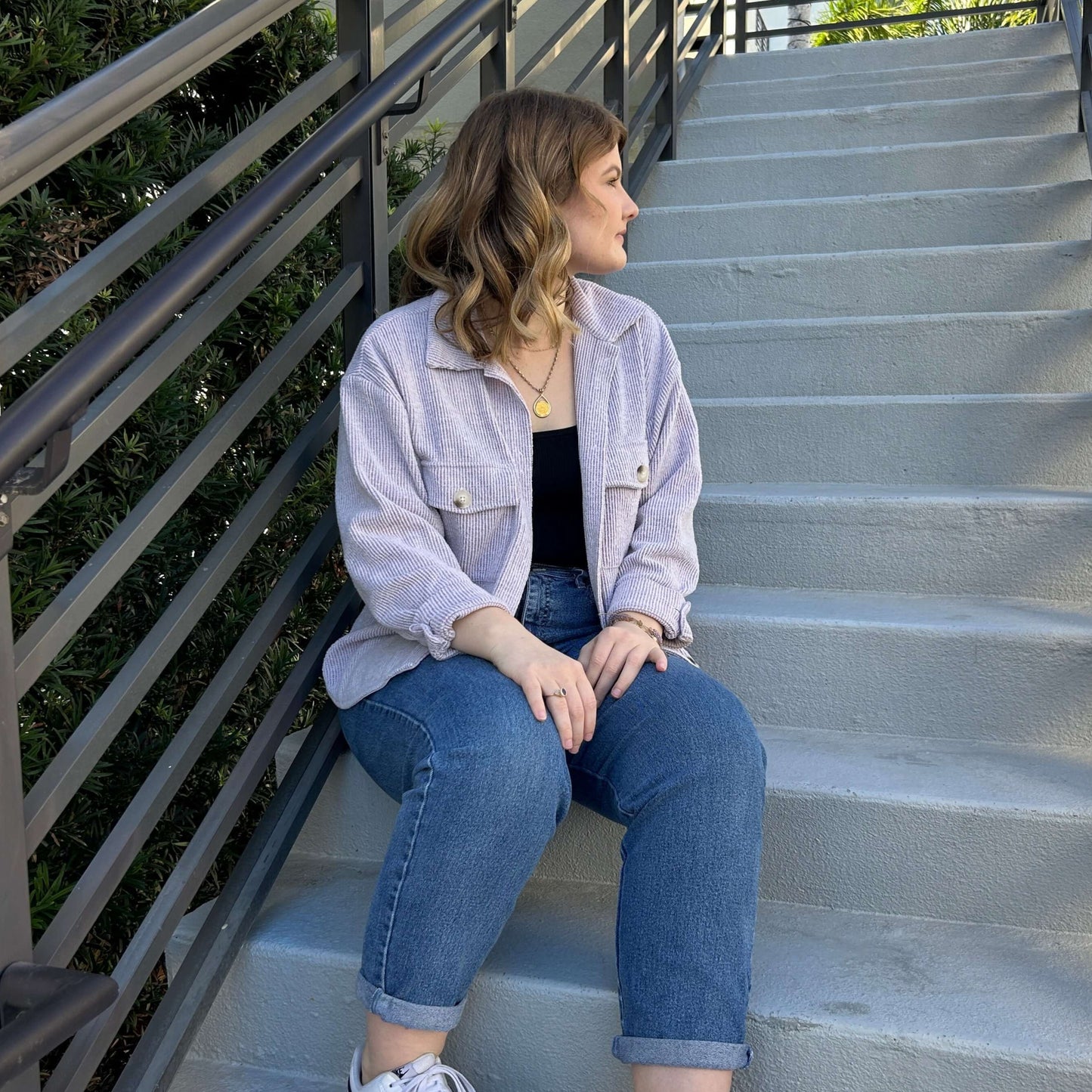 Lavender Shacket Casual