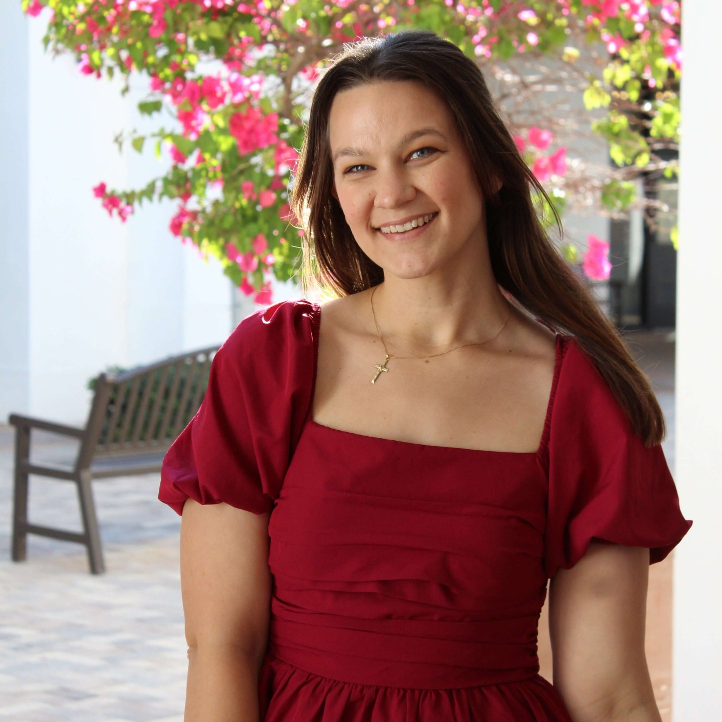 Perfect Red Midi Dress Bodice