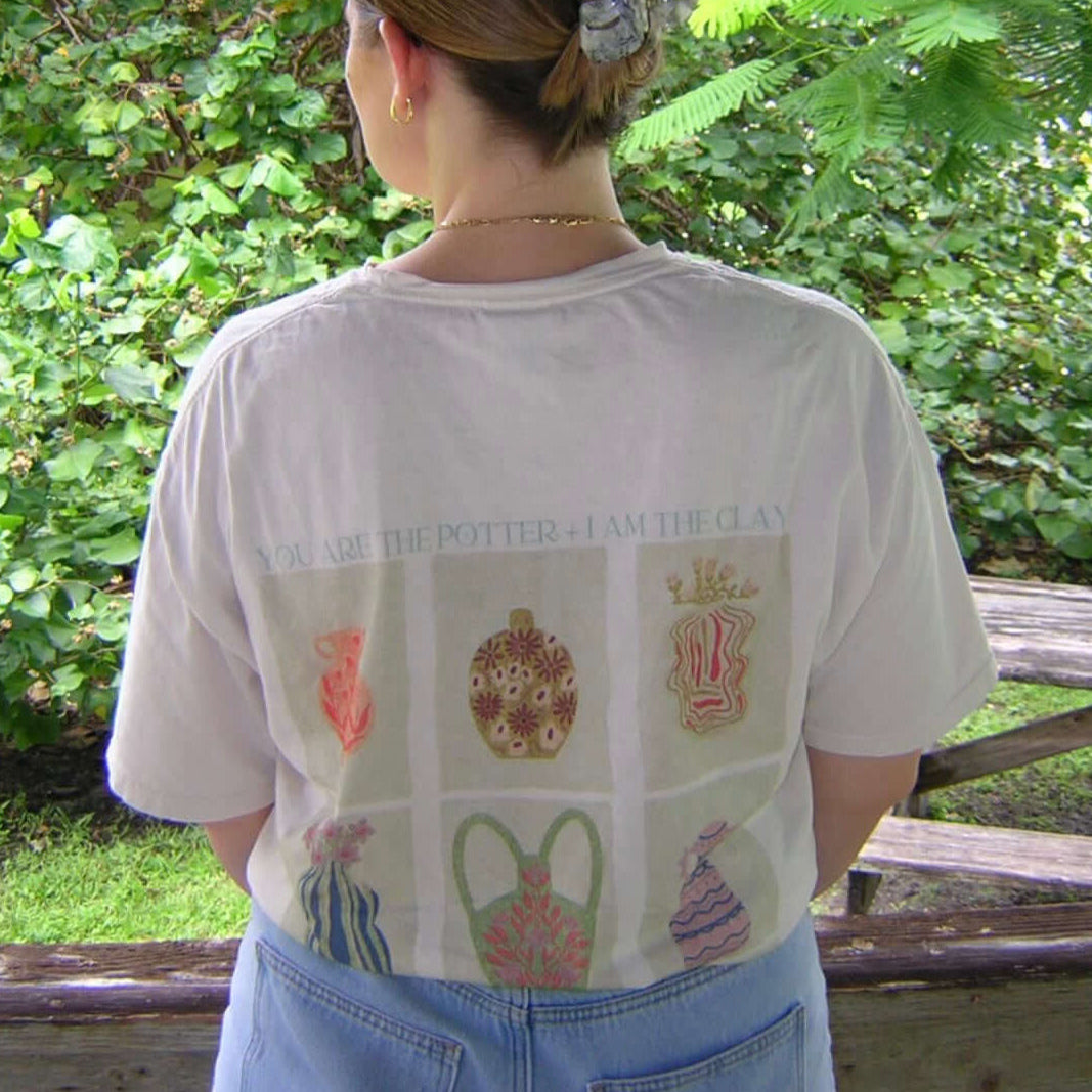 Potter + Clay Women’s T-Shirt Details