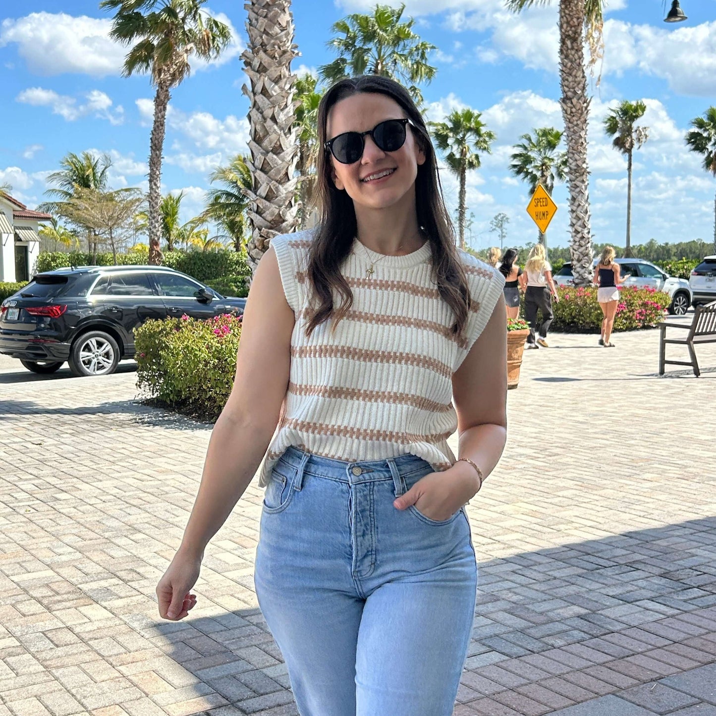 Sanibel Knit Tank - Neutral