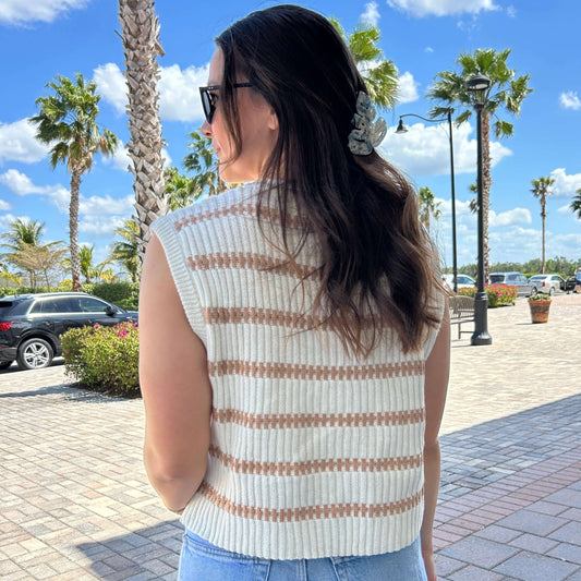 Sanibel Knit Tank Back - Neutral