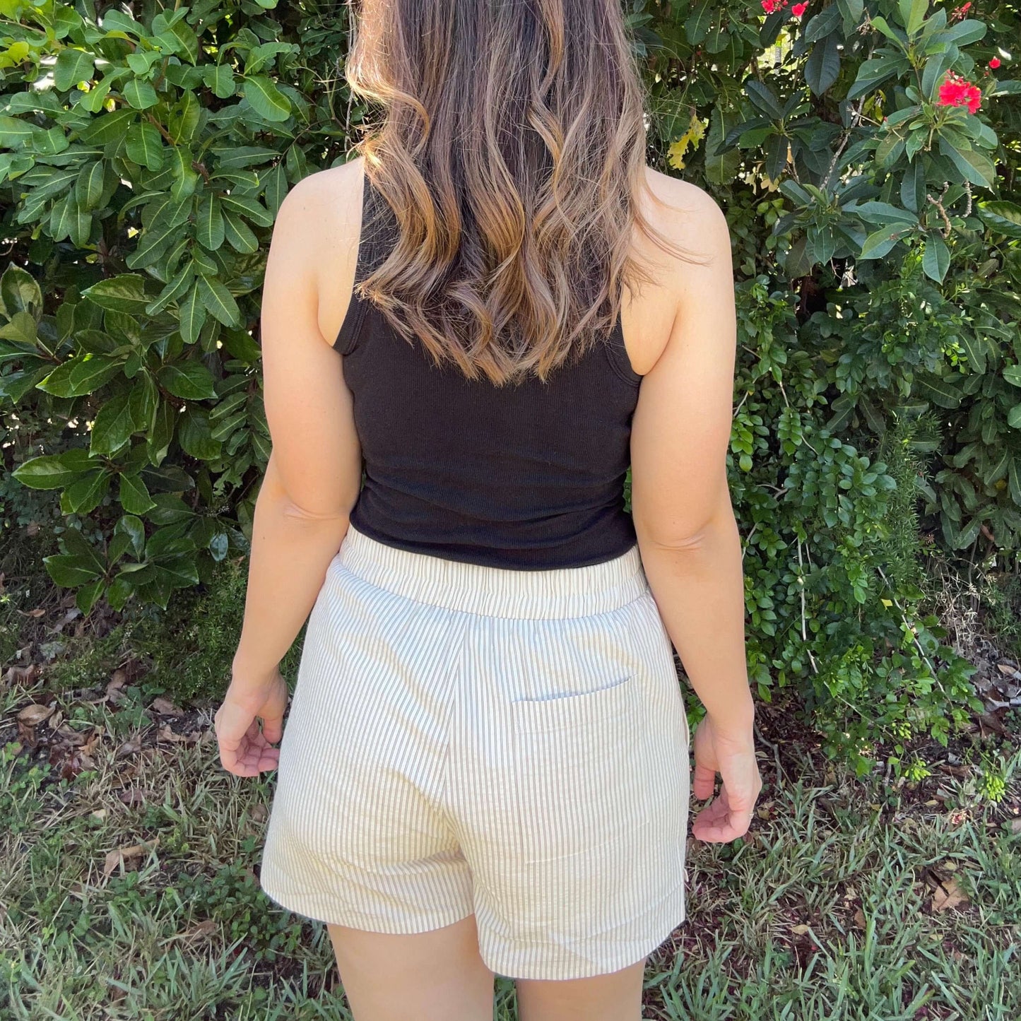 Striped Boxer Shorts Back