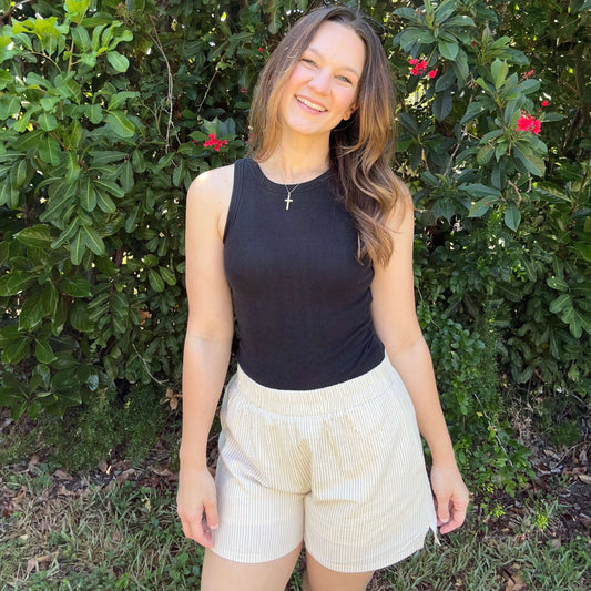 Striped Boxer Shorts Front