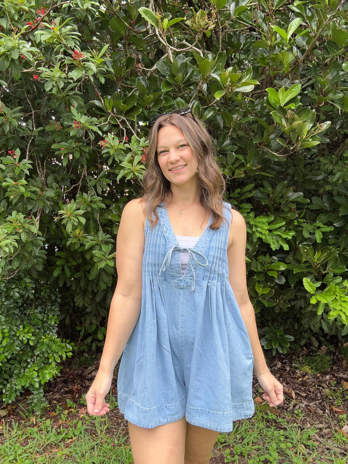 The Essential Denim Romper