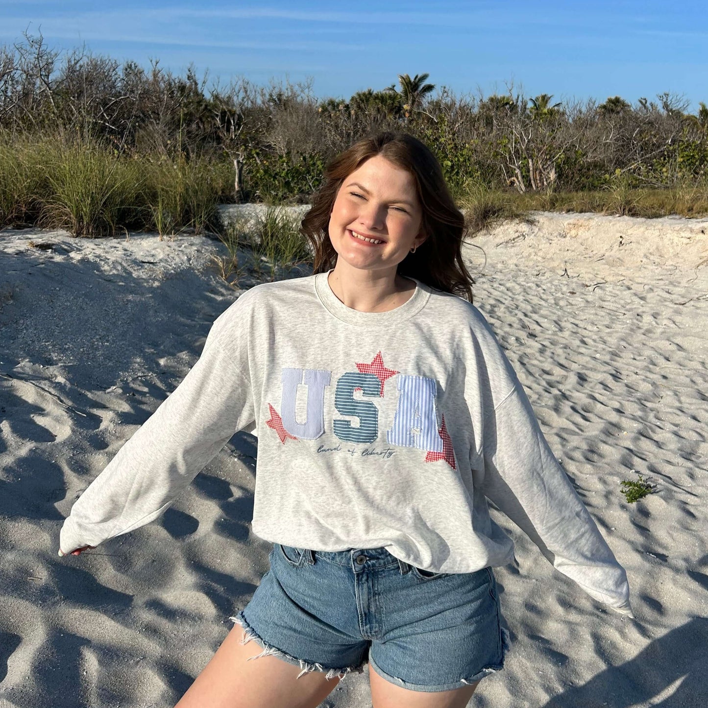 USA Patchwork Sweatshirt