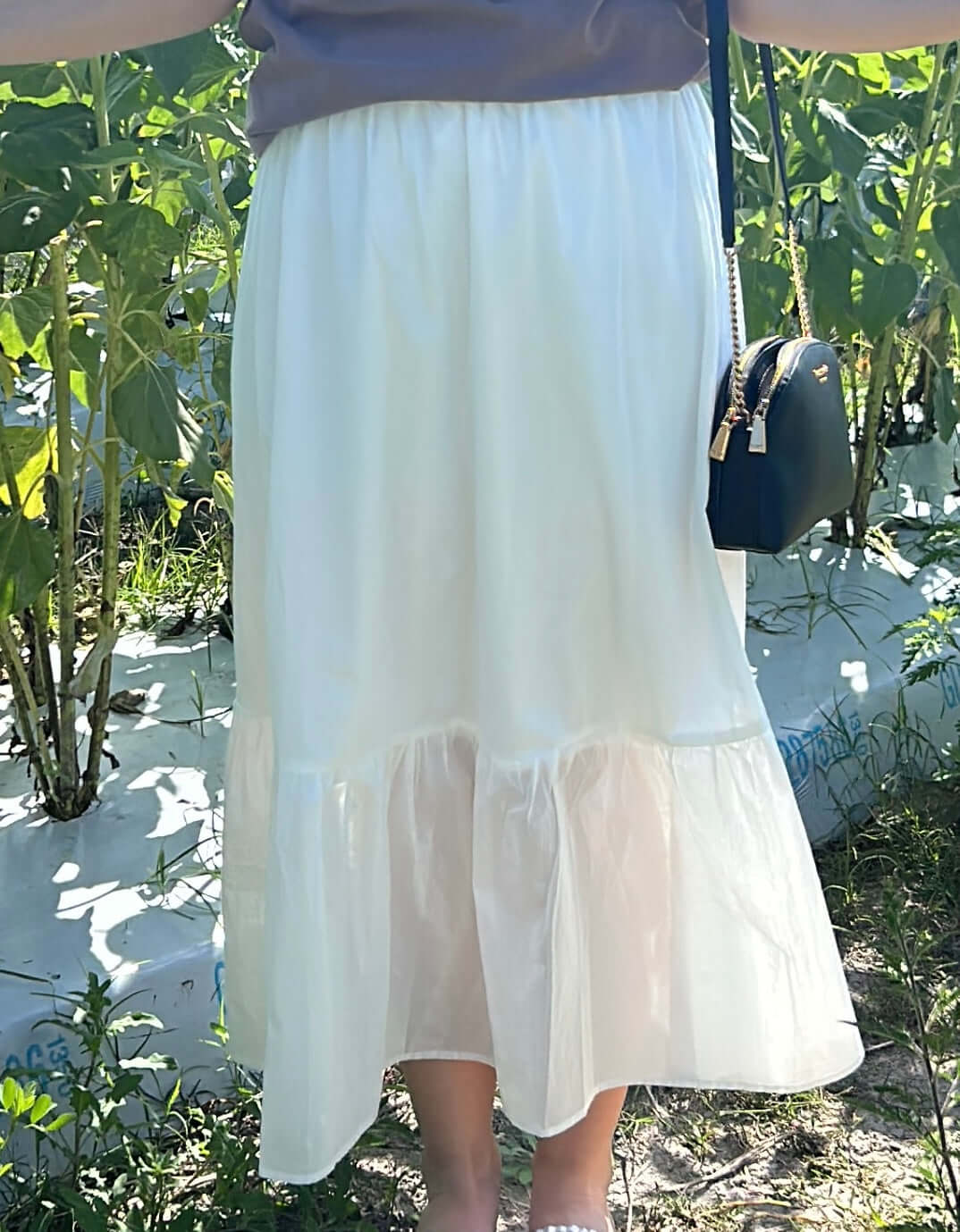 White maxi skirt 5