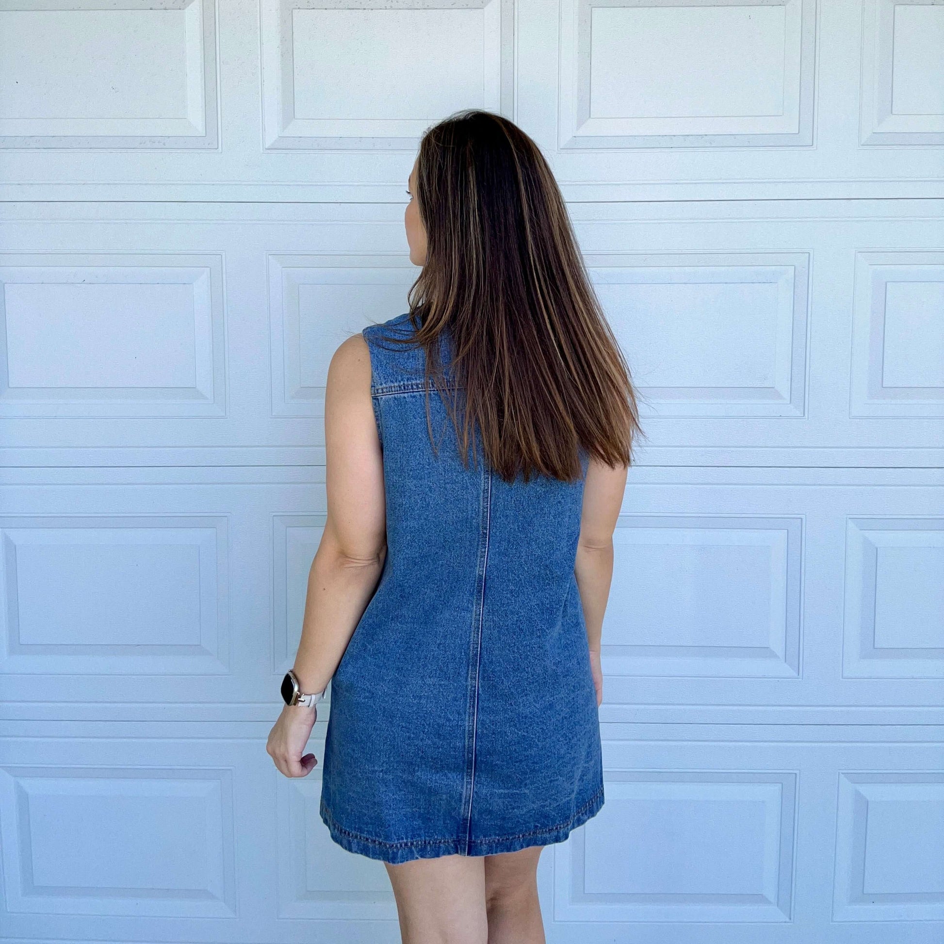 Back of Denim Dress