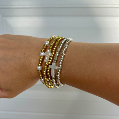 Beaded Bracelet Stack