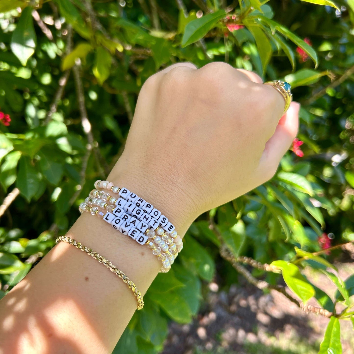 Beaded Bracelet stack