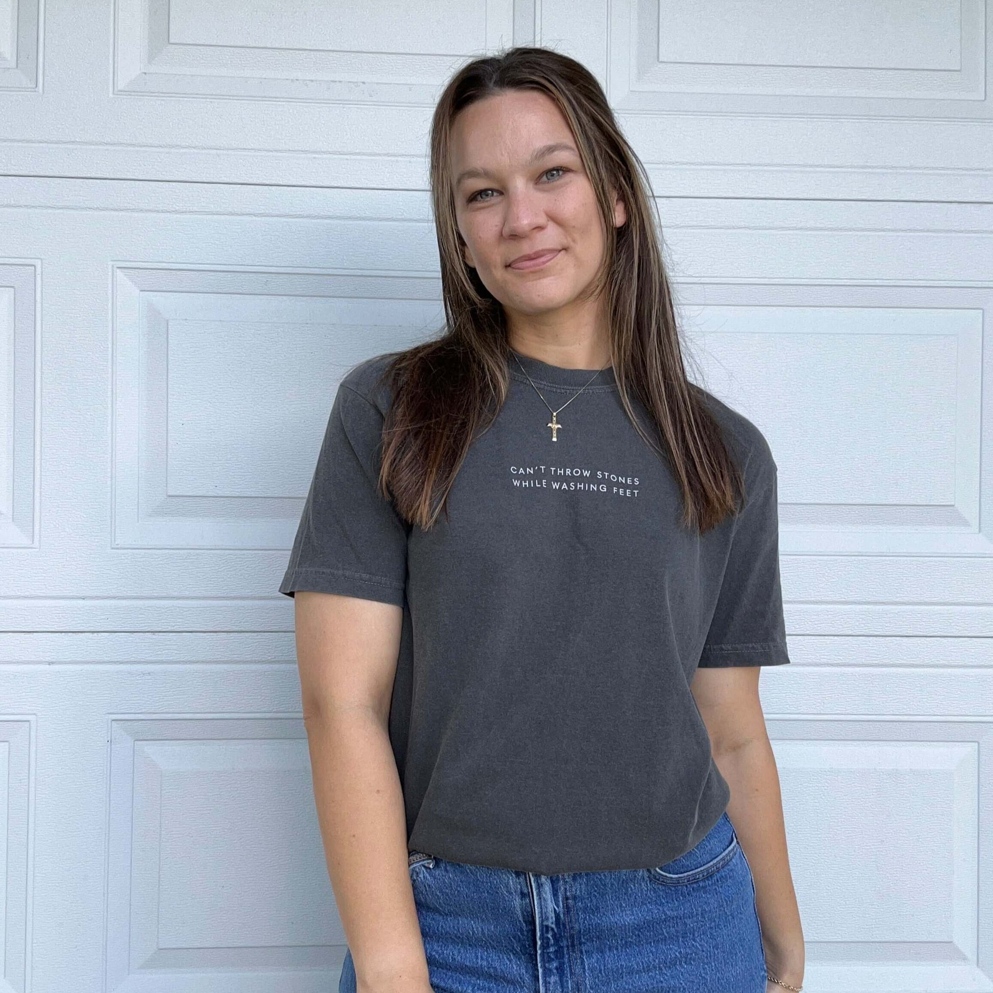 Can't throw stones t-shirt