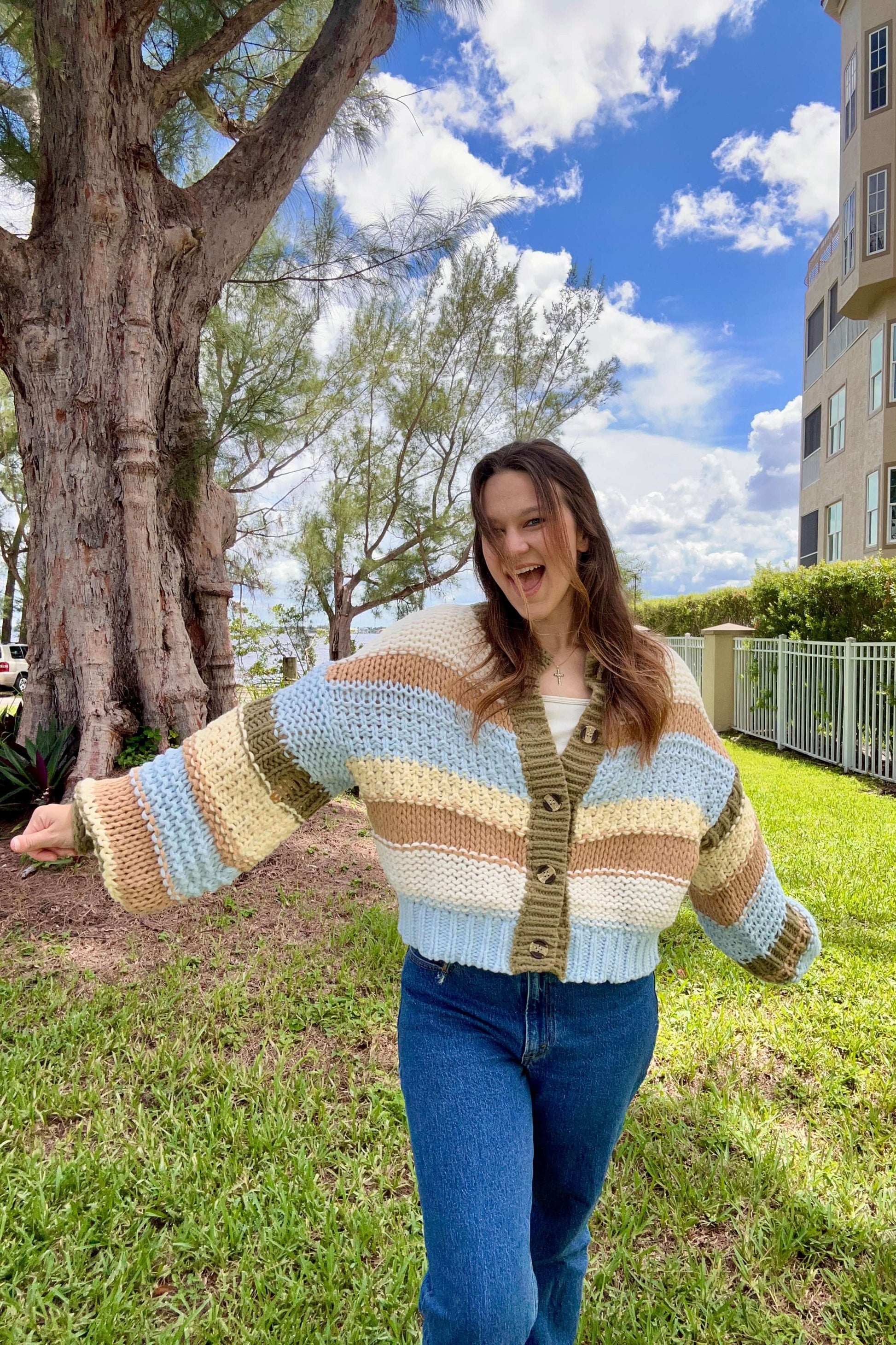 Cozy knit cardigan