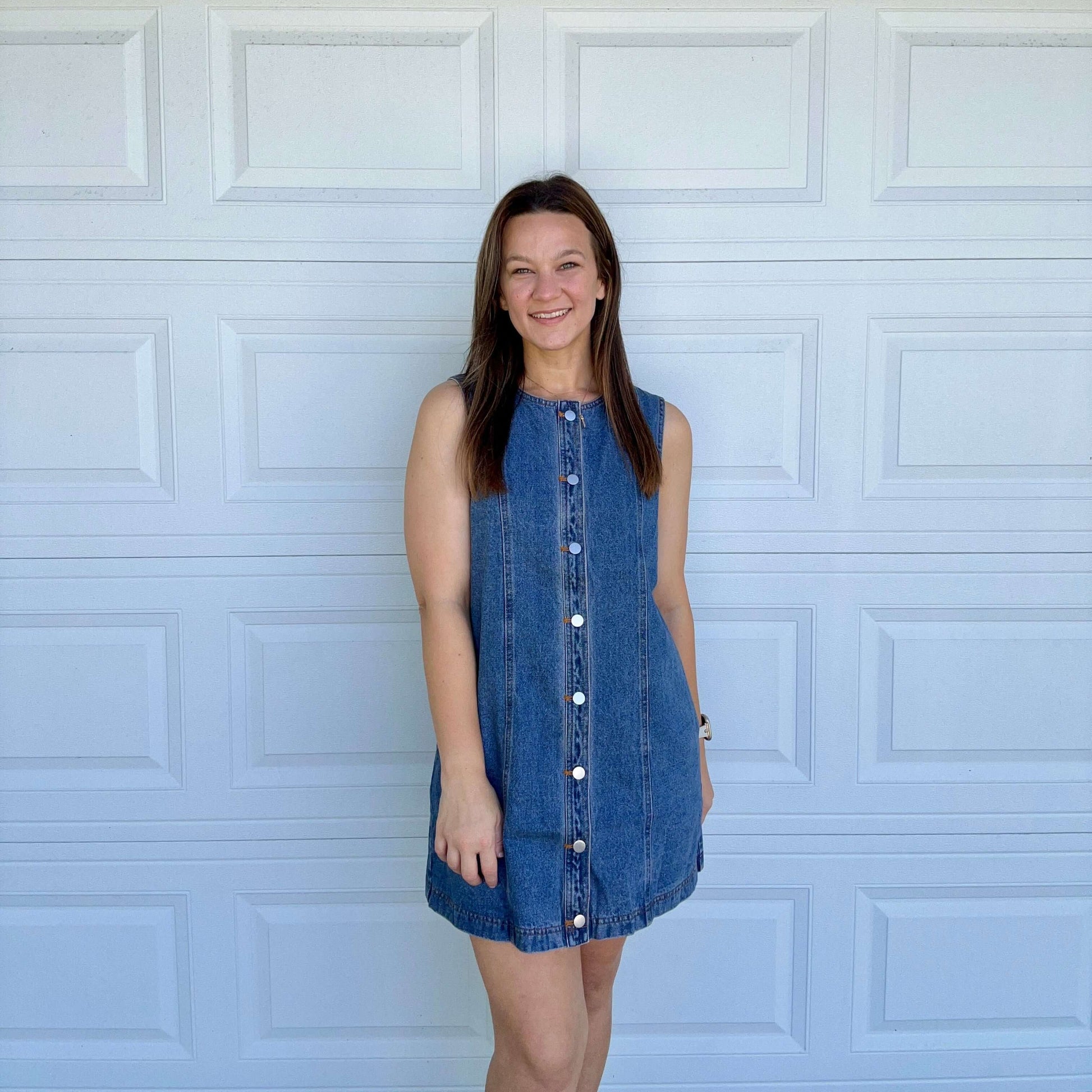 Ann Denim Dress | Alyssum and Co. Small Ann Denim Dress | Alyssum and Co. Small