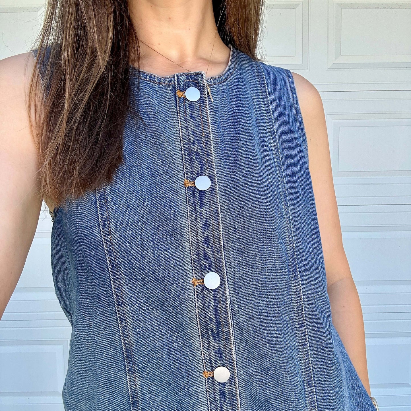 Denim Dress Close Up