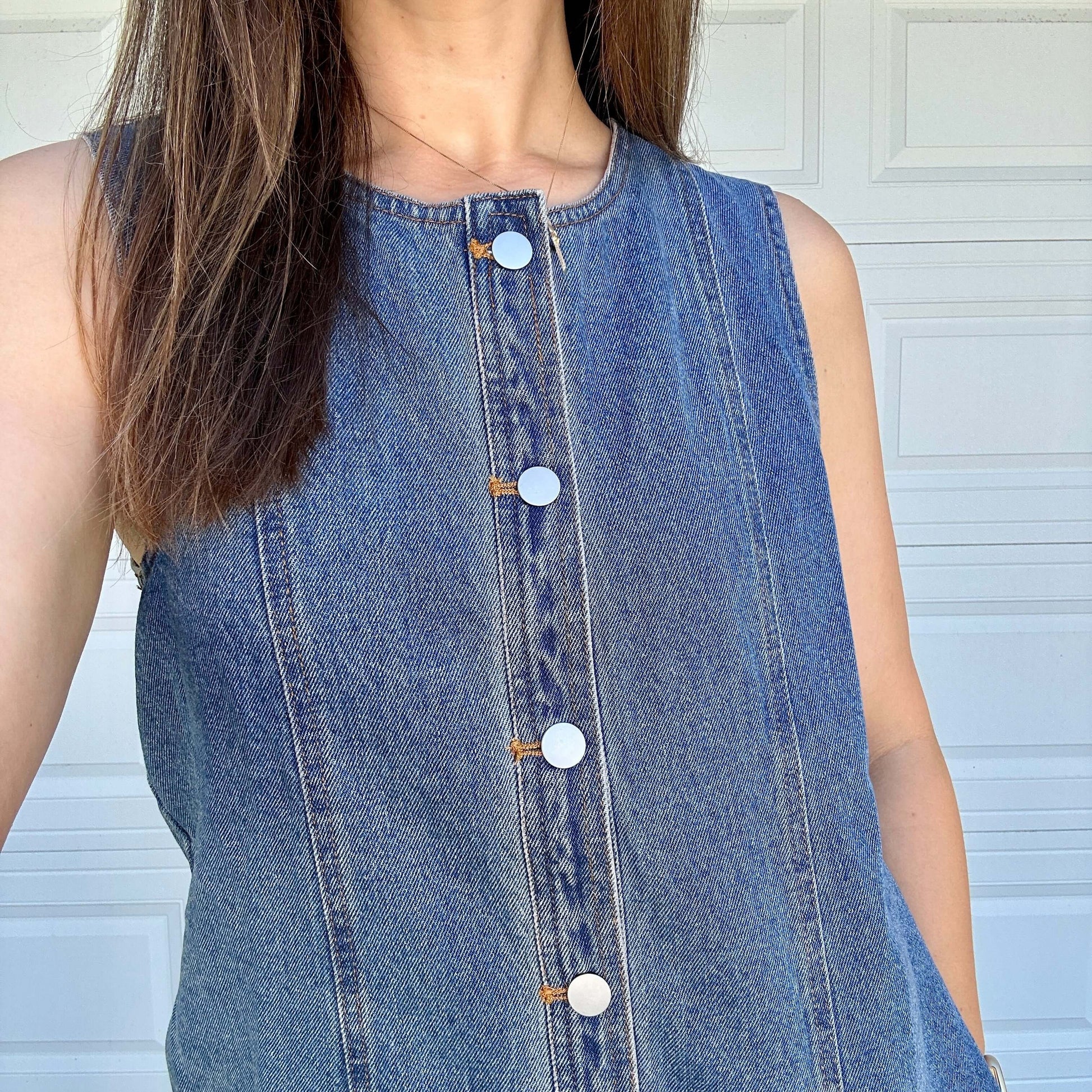 Denim Dress Close Up