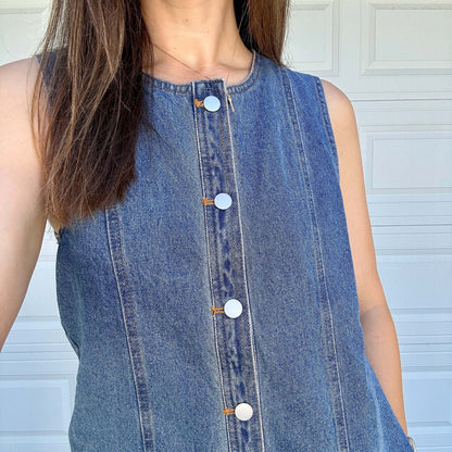 Denim Dress Close Up