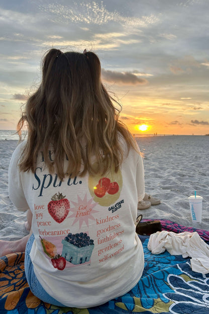 Fruit of the Spirit T-Shirt at sunset