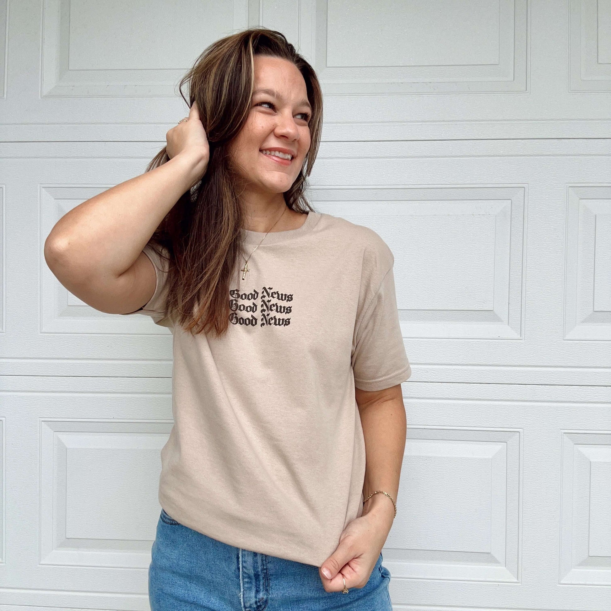 Good News Graphic Tee Front