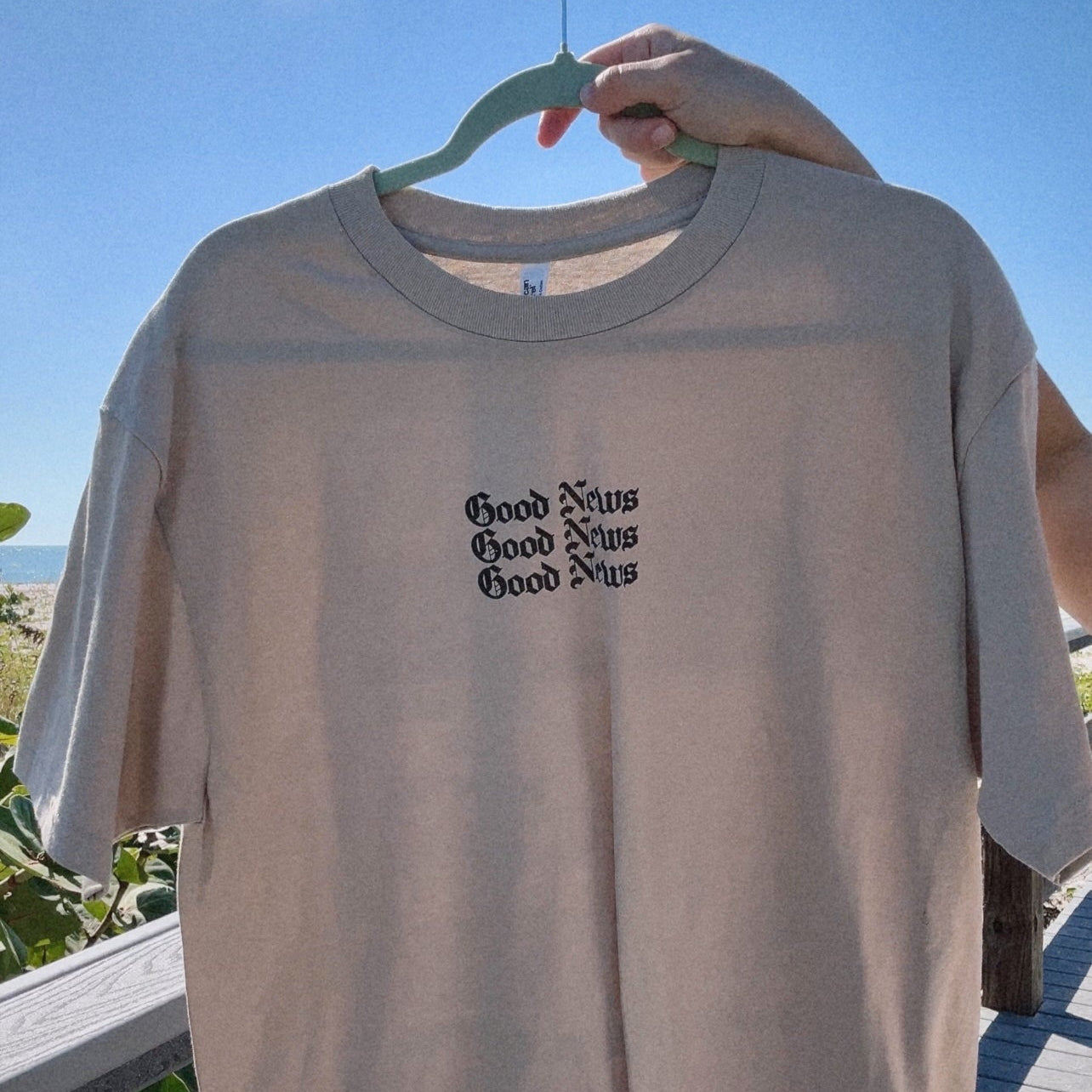 Good News Graphic Tee Front