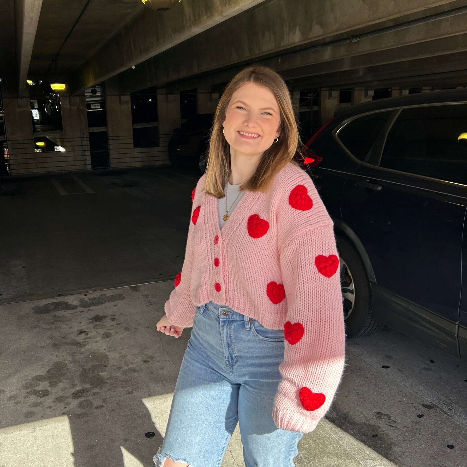 Lover Cardigan Heart Sweater Alyssum and Boutique