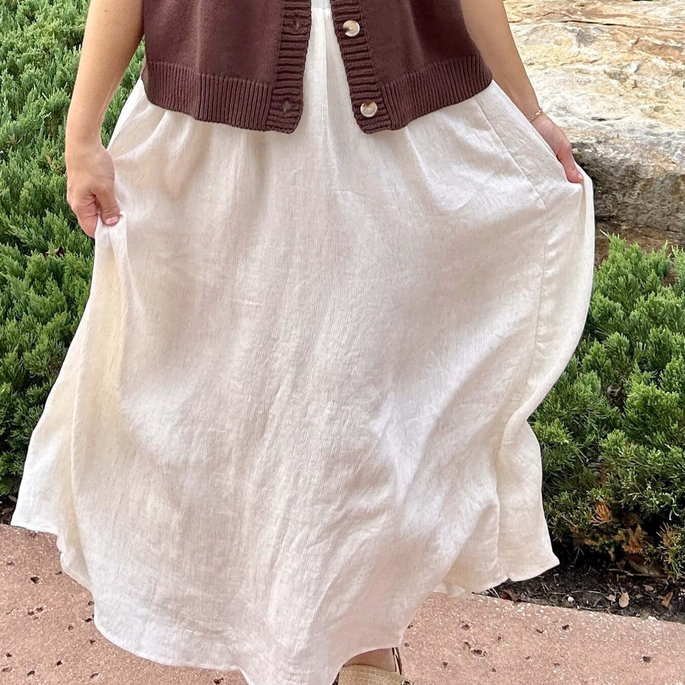 Maxi Skirt White