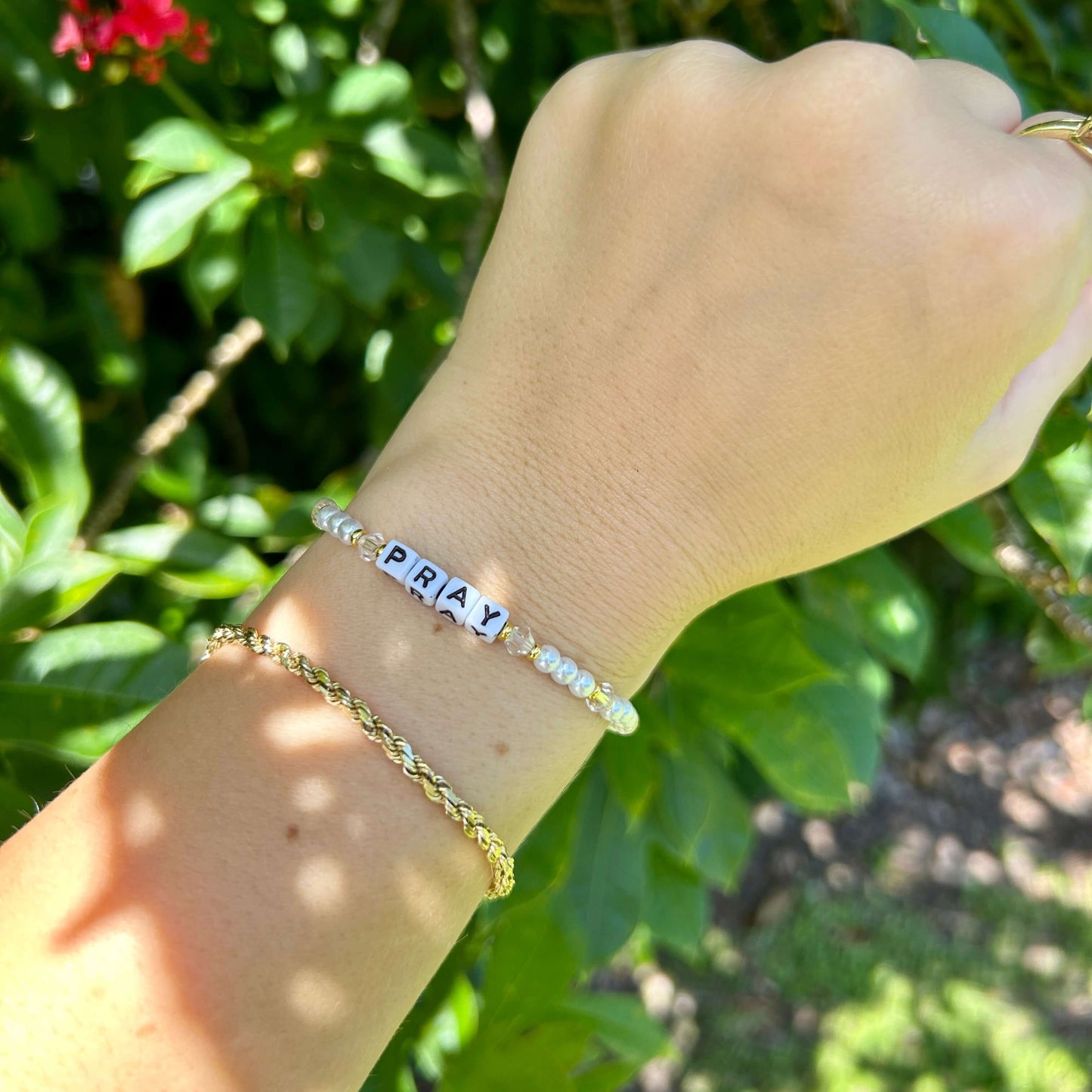 Pray beaded bracelet