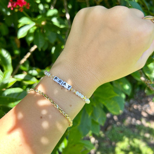 Pray beaded bracelet