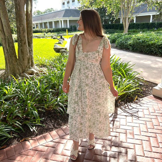 Floral Midi Dress for summer