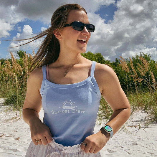 Sunset Crew Tank Top