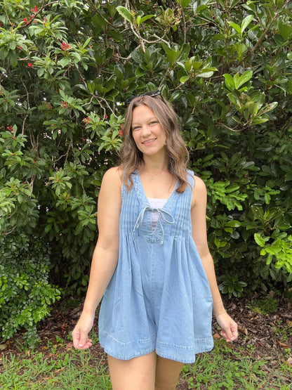 The Essential Denim Romper