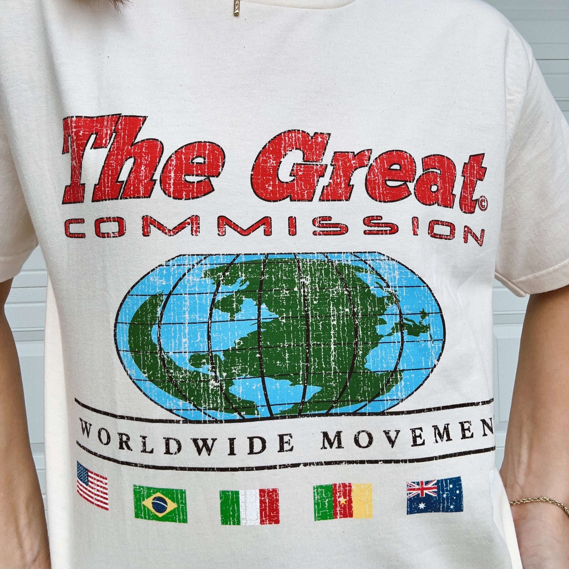 The Great Commission Shirt Close Up