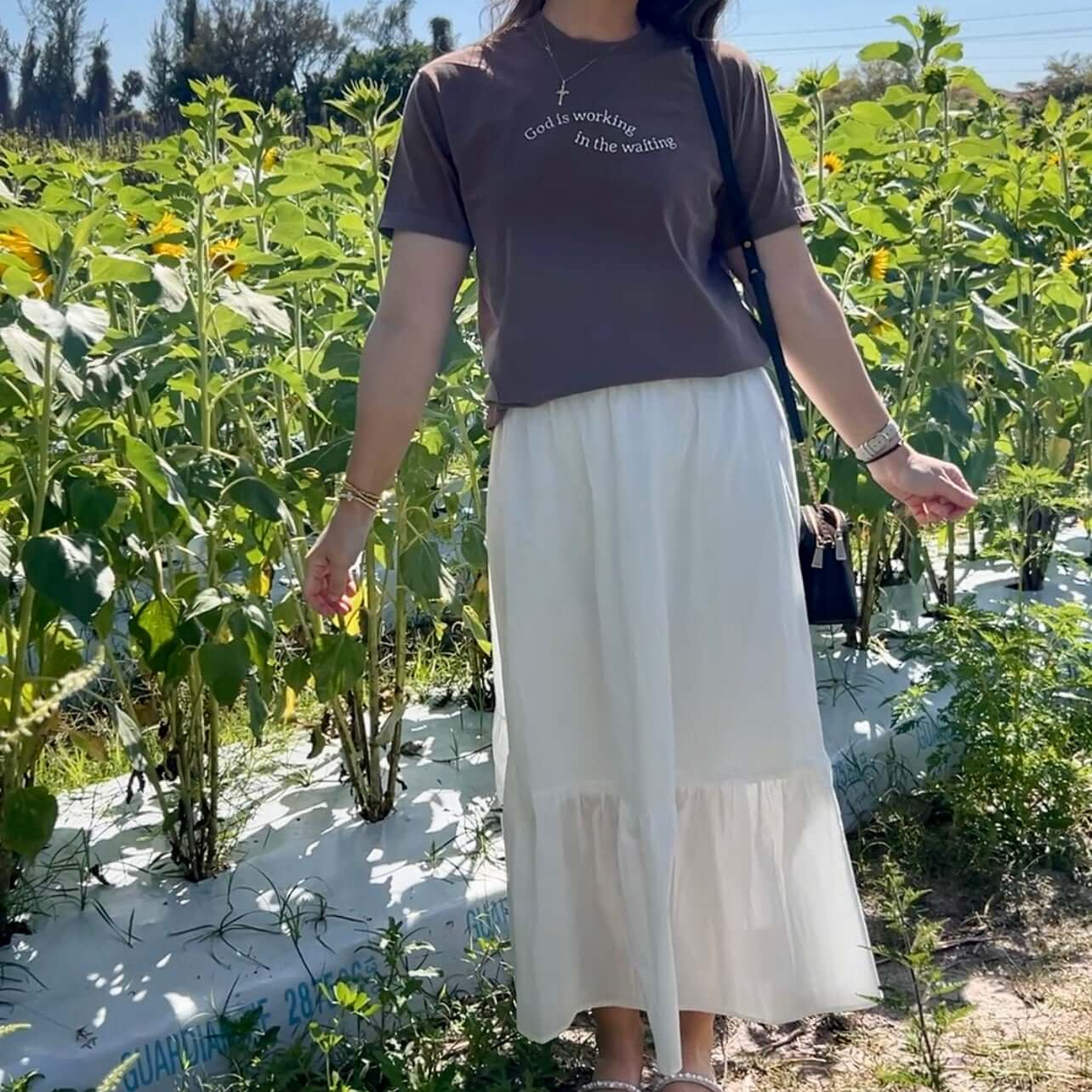 White maxi skirt 1