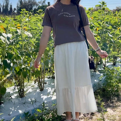 White maxi skirt 1