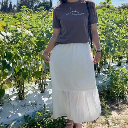 White maxi skirt 2