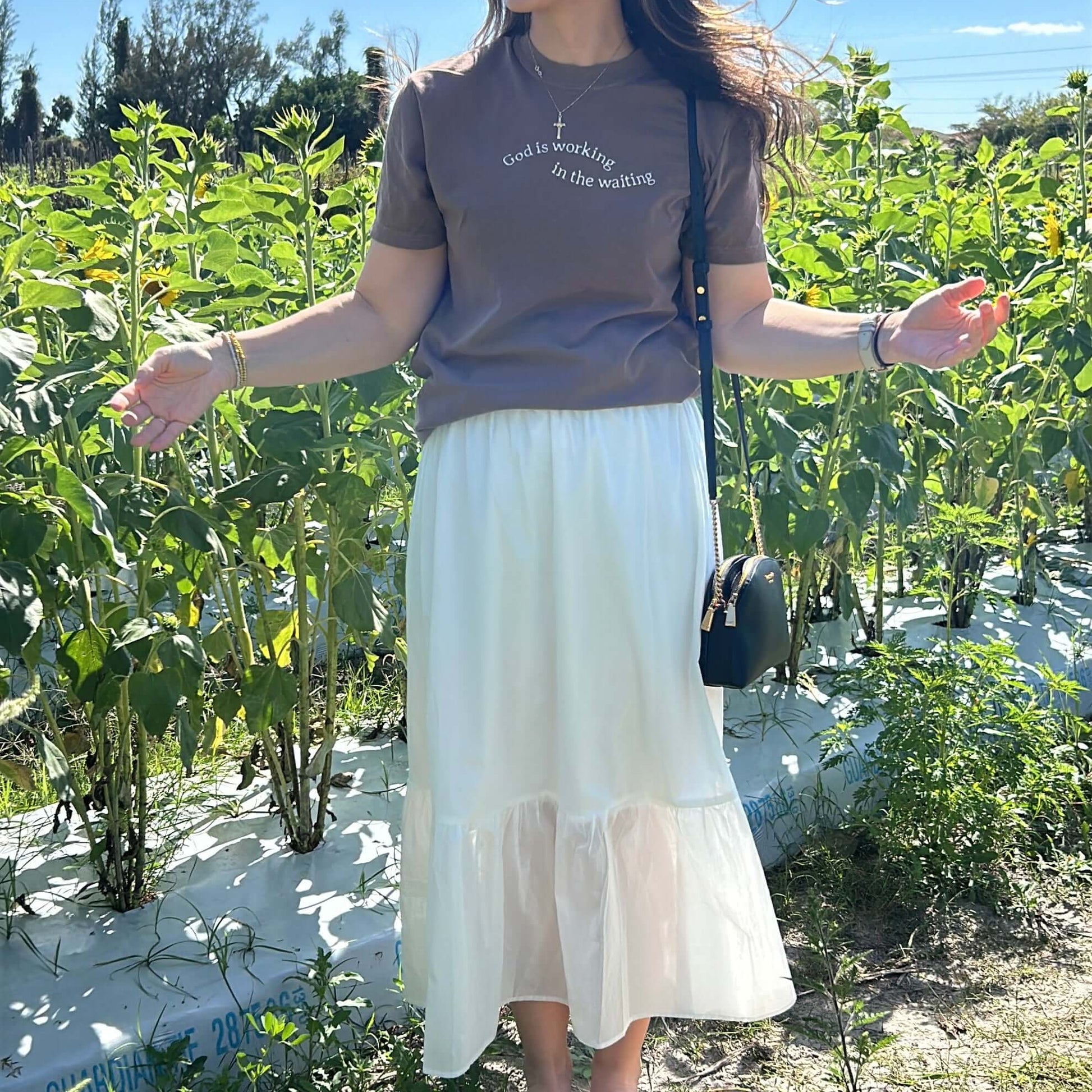 White maxi skirt 4