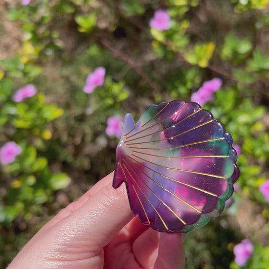 Seashell Claw Clip Mermaid Color Video