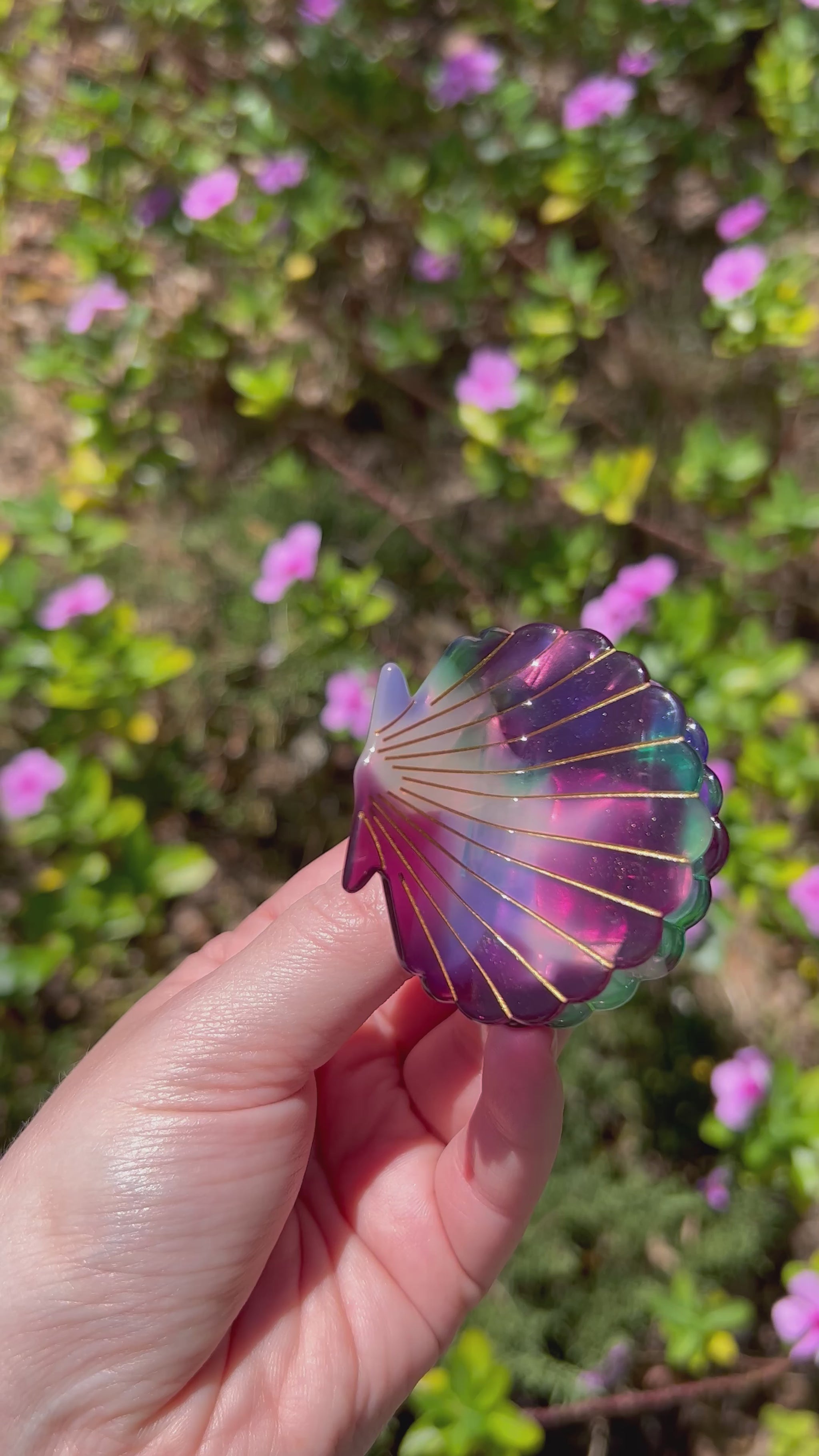 Seashell Claw Clip Mermaid Color Video